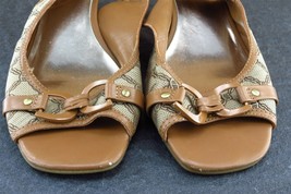 Etienne Aigner Sz 6 M Brown Slingback Synthetic Women Sandals Taryn - £15.73 GBP