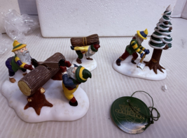 Department 56 Heritage Village Series Woodsmen Elves 3 Figures Accessory... - $174.90 MXN
