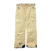 Crane Sports Mens Tan Corduroy Waterproof Snow Snowboard Cargo Pants Large - £27.38 GBP