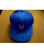 DWIGHT GOODEN DOC 1986 WSC NY METS SIGNED AUTO NEW ERA PRO MODEL GAME CA... - £552.22 GBP