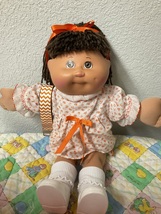 RARE Cabbage Patch Kid Girl Doll WCT-81K 2018 O.A.A. Brown Hair Brown Ey... - £153.33 GBP
