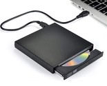 External Cd Dvd Drive, Usb 2.0 Slim Protable External Cd-Rw Drive Dvd-Rw... - £27.31 GBP