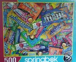Spring Bok Sweet Tooth 500 piece puzzle candy Snickers Butterfinger M&amp;M New - $18.69