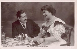 Mr Mrs Kennerley RUMFORD-BRITISH BARITONE~1907 Rotary Postcard - £9.05 GBP