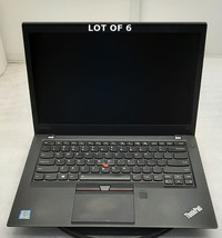 (Lot of 6) Lenovo ThinkPad T460s i5-6300U 2.40GHz 8GB DDR4 14&quot;LCD No OS/... - $445.50