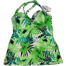 Swimsuits for All S4A Swim Sexy Floral Palm Tropical Halter Tankini Plus... - £23.17 GBP