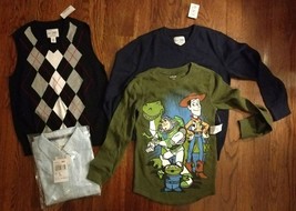 4 boys size small 5/6 shirts NWT Children&#39;s Place Disney - $21.78