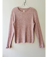 La Vie Rebecca Taylor Sz M Pullover Knit Pink Sweater Stretch Long Sleeves - €14,60 EUR La Vie Rebecca Taylor Sz M Pullover Knit Pink Sweater Stretch Long Sleeves - €14,60 EUR