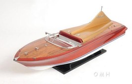 Model Motorboat Watercraft Traditional Antique Like Chris Craft Cobra Gold - £918.46 GBP