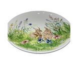 NEW (Other) Adorable Bunny And Flower Themed Tabletop Plate—SHIPS IN 24 ... - $30.57