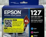 Epson 127 Color Ink Set T127520 T127220 T127320 T127420 OEM Sealed Retai... - £31.30 GBP