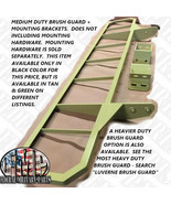 BRUSH GUARD MD + BRACKETS (NO HARDWARE) MILITARY HUMVEE M998 BLACK HUMME... - £523.59 GBP