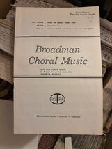 Hark the Herald Angels Sing- Broadman Press- 1959- Vintage Choral Music - $4.95