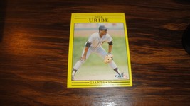 1991 Fleer - Jose Uribe, Card #275  Near Mint, Rare-Error Card - £27.09 GBP