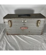 Vintage Craftsman 6500 Crown Logo Tool Box With Tray 18&quot; x 8&quot; x 9&quot; Read - £36.69 GBP