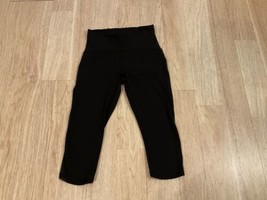 Lululemon Leggings Black 25” Women’s size 6 - $35.00