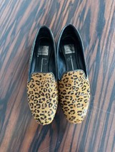 Dolce Vita Brown Black Animal Print Loafer SZ 8  - $58.41