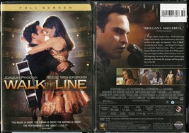 Walk The Line Full Screen Dvd Reese Witherspoon 20TH Century Fox Video New - £5.46 GBP