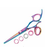 Shark Fin Beauty Professional Line  Shear Right Hand Swivel Rainbow 5.5&quot;... - $306.85+