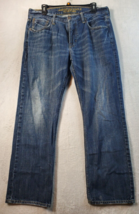 American Eagle Outfitters Jeans Mens Size 33 Blue Denim Pockets Flat Front - $19.37