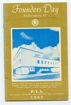 PTA Founders Day 1962 Booklet National Congress of Parents And Teachers - $21.84