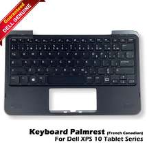 Dell XPS 10 tablet Laptop Keyboard Palmrest Cover V136602AS1 PK130S81A00... - $43.25
