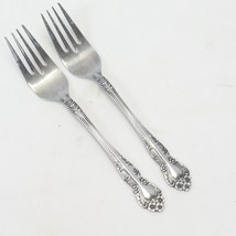 Ekco Eterna Stainless Beaumont Salad Forks 6 1/2&quot; Lot of 2 - $8.81