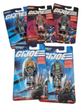 Gi Joe Limited Edition Mini Figures Lot of 5 Official HASBRO - $220.08 MXN