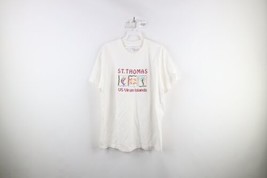 Vtg 90s Streetwear Mens Medium Spell Out St Thomas Virgin Islands Beach T-Shirt - £23.61 GBP