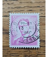 Belgium Stamp King Baudouin 3F Used 455 Circular Cancel &quot;Brussels&quot; 1960 - $1.99