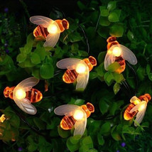 Christmas Honey Bee String Lights LED 24 ft - £13.43 GBP