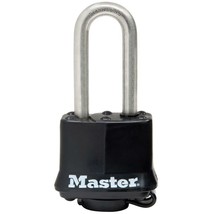 Master Lock 1-9/16in (40mm) Wide Covered Stainless Steel Pin Tumbler Padlock wit - £12.93 GBP