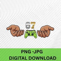 Funny Six Seven Gaming, 67 Meme Gen Alpha Slang Viral 6-7 Gift For Conso... - $2.95