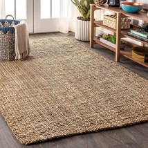 Jonathan Y Nrf102A-8 Pata Hand Woven Chunky Jute Natural 8 Ft. X 10 Ft., Bedroom - $281.99