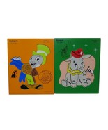 Playskool Walt Disney Jiminy Cricket Dumbo Wooden Puzzle 190-6 190-12 - $255.56 MXN