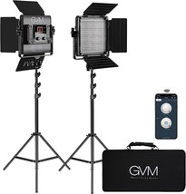 Gvm 2 Pack Led Video Lighting Kits, Bi-Color Variable, With App Control - £180.63 GBP