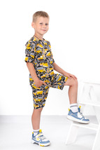 Boys’ Summer Set (T-Shirt + Shorts) – Breathable Knit &amp; Fun Print, Summe... - $42.30+