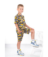 Boys’ Summer Set (T-Shirt + Shorts) – Breathable Knit &amp; Fun Print, Summe... - $670.00 MXN+
