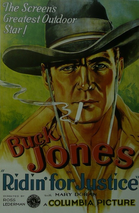Ridin for Justice - Buck Jones - Movie Poster - Framed Picture 11 x 14 - $32.50