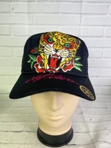 Cliff Raven Artwear Tiger Ed Hardy Tattoo Embroidered Mesh Back Snapback Hat Cap - £33.10 GBP