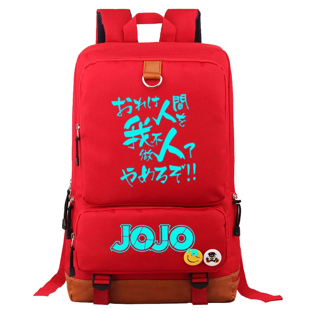 Luminous Jojo Bizarre Adventure  Boys Girls Students School Bag Daily Travel Bac - £80.53 GBP