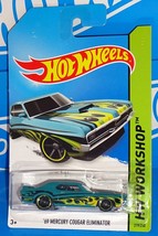 Hot Wheels 2014 Heat Fleet Series #219 &#39;69 Mercury Cougar Eliminator Green - $5.00