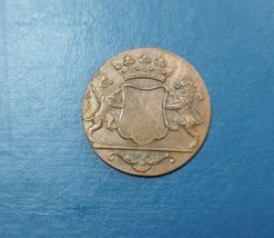 1790 Dutch Netherlands Colonial Voc Duit New York Penny High GRADE Coin_c48 - £18.16 GBP