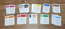 Seinfeld Collectors Edition Monopoly 28 Title Deed Cards Replacements - £11.02 GBP