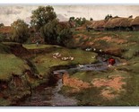 Russian Countryside Painting by A Prokofieff UNP DB Postcard U24 - $3.91