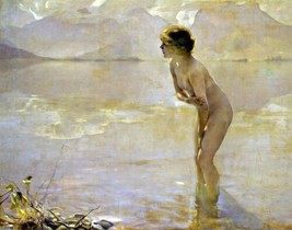 September Morn by Paul Chabas. Fine Art Repro Giclee - £6.86 GBP+