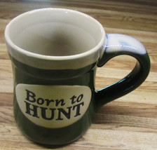 Burton &amp; Burton Born To Hunt Large Stoneware Coffee Mug/New Out Of Box - £10.38 GBP