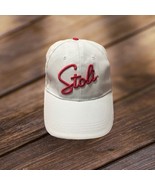 Stoli Embroidered Red on White Logo Hat Cap Stolichnaya Vodka Adjustable - $20.00