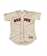 Vintage 90&#39;s Russell Athletic Boston Red Sox MLB Authentic Jersey White ... - $1,275.95 MXN