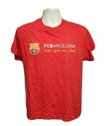 FCBarcelona mes que un club Adult Medium Red Football Soccer TShirt - €15,35 EUR